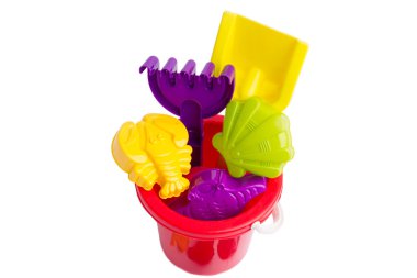 Bebek oyuncak kova ve kürek komisyon