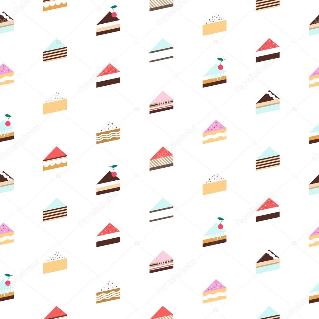 Background Of Birthday Cake Pattern, Vector Illustration Royalty Free SVG,  Cliparts, Vectors, and Stock Illustration. Image 102070433.