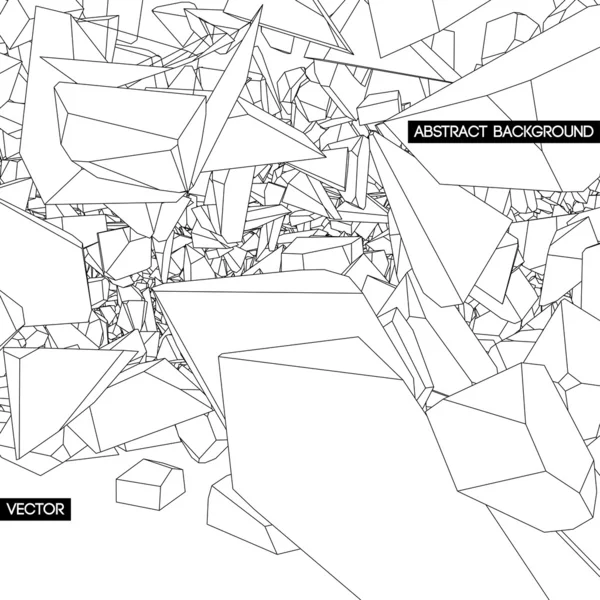 Textura rota. fondo abstracto — Archivo Imágenes Vectoriales