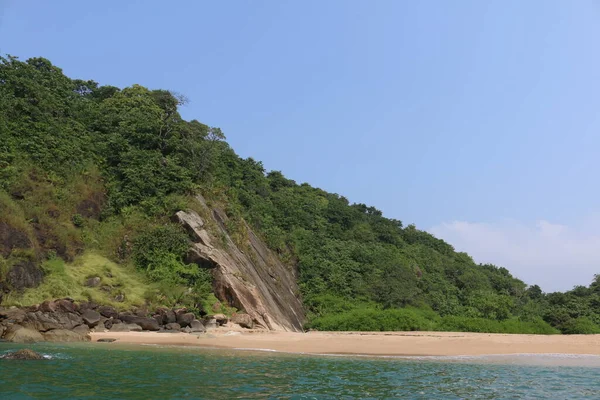 Güney Goa, Hindistan 'daki kelebek adası.