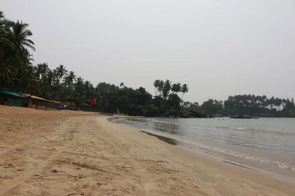 Pantai Berpasir Dan Laut India Arab — Stok Foto