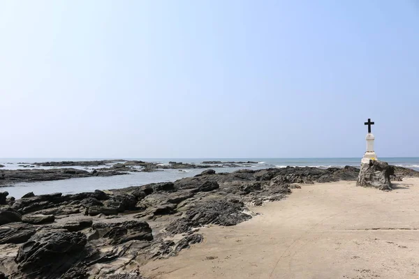 Скалы Вблизи Моря Индия — стоковое фото