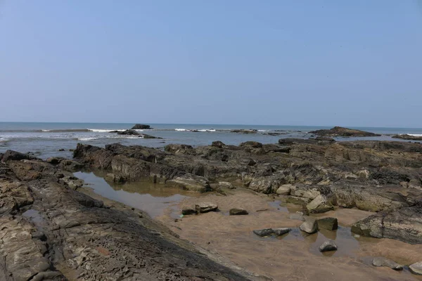 Rotsen Bij Zee India — Stockfoto