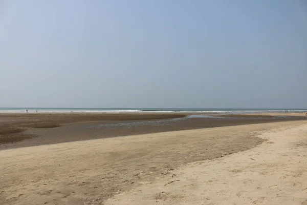 Аравийское Море Песчаное Побережье Гоа Индии — стоковое фото