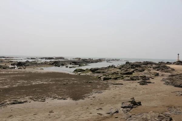 Stones Seashore Goa India — Stock Photo, Image