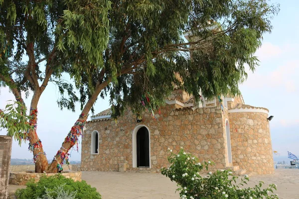 Republiken Cypern Profeten Elijah Church Protaras Här Heliga Elijahs Kyrka — Stockfoto