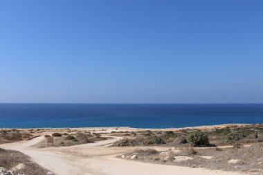 Ulusal Cape Greco Parkı, Kıbrıs panoramik deniz manzarası