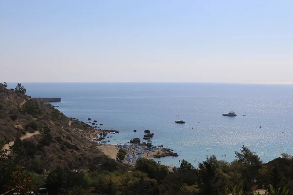 Cape Greco Nationalpark Zypern Blick Auf Das Mittelmeer — Stockfoto