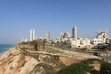Netanya, İsrail 'in Kıyı Çizgisi