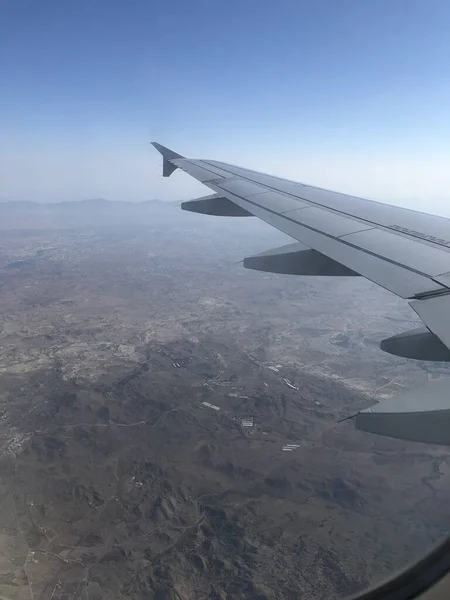 Вид Сверху Самолета Острове Кипр — стоковое фото