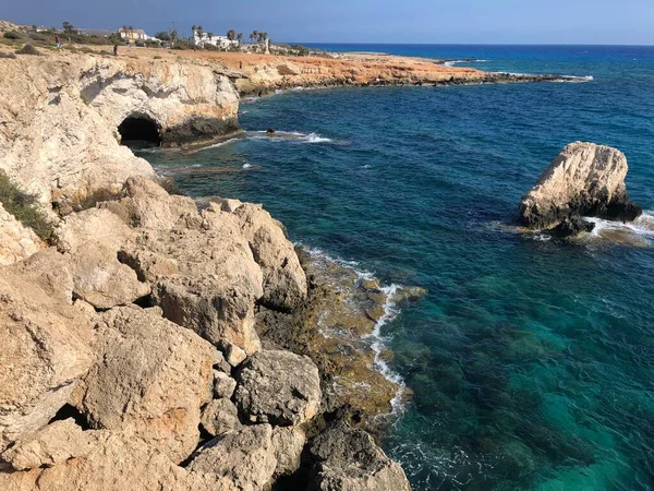 Zypern Ayia Napa Zur Blauen Lagune — Stockfoto