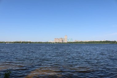 Moskova 'nın Büyük Strogino Zaton Panoraması