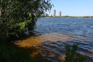 Moskova 'nın Büyük Strogino Zaton Panoraması