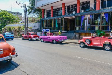 Eski Küba araba.