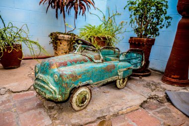 Eski Küba araba.