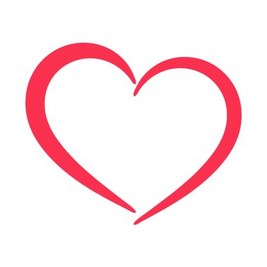 El çizimi kalp şekli.