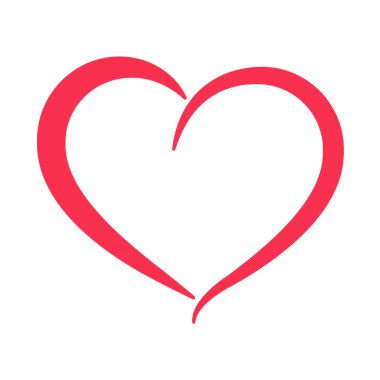 El çizimi kalp şekli.