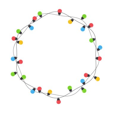 Noel ampulleri. Noel süsü için renkli ampuller. Beyaz arkaplanda izole.