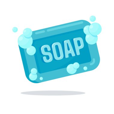 Sabun köpüklü sabun ellerini iyice yıkamak ve koronavirüsü öldürmek için..