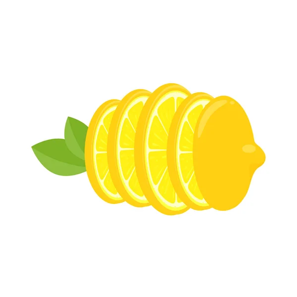 Ekşi Aromalı Sarı Limon Meyvesi Sağlıklı Limonata Yapmak Için Pişirmek — Stok Vektör