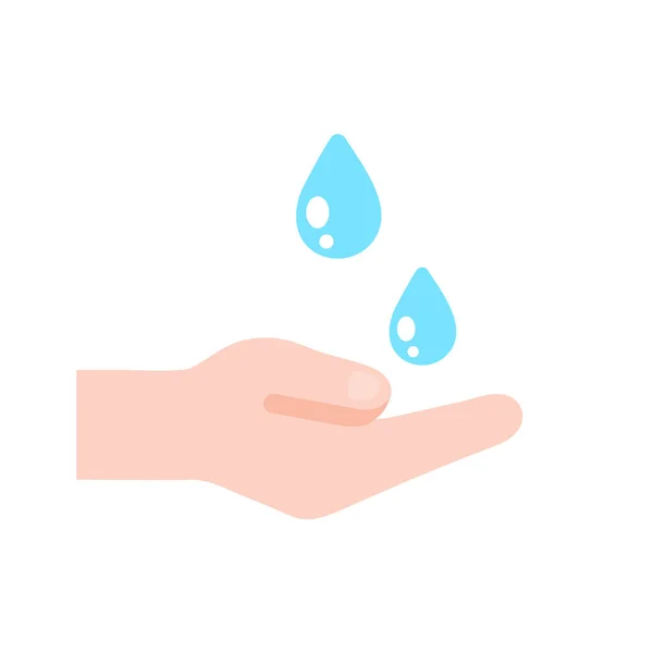 Vektorcomics Händewaschen Mit Seife Und Wasser Viren Abzutöten — Stockvektor