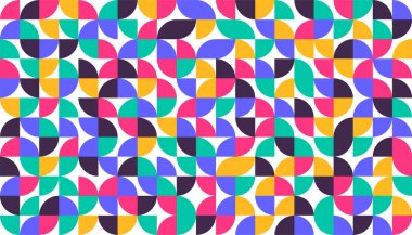 Geometrik minimalist stil sanat posteri İskandinav tarzında soyut desen tasarımı