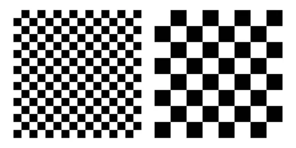 Απρόσκοπτη Μοτίβο Καρό Μαύρο Και Άσπρο Τετράγωνα Απομονωμένα Λευκό Φόντο — Διανυσματικό Αρχείο