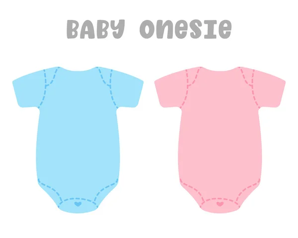 Bebê Onesie Moldura Foto Shirt Para Menino Recém Nascido Conceito —  Vetores de Stock