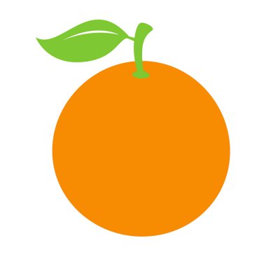 Yaz ferahlatıcı meyve portakalları beyaz arka planda ayrı ayrı kesilir..