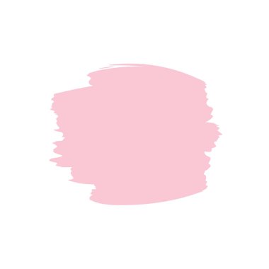 Çeşitli şekil ve metin çerçevelerine boyanmış renk fırçası.