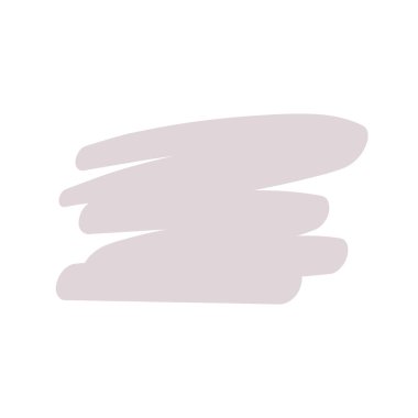 Metin kutusu olarak boyanmış renkli bir fırça. Beyaz arkaplanda izole