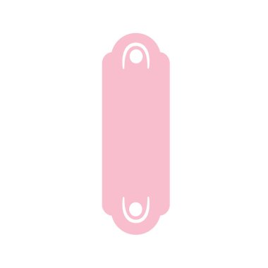 Beyaz arkaplanda izole edilmiş parlak kalem paketleme kartı tasarımı