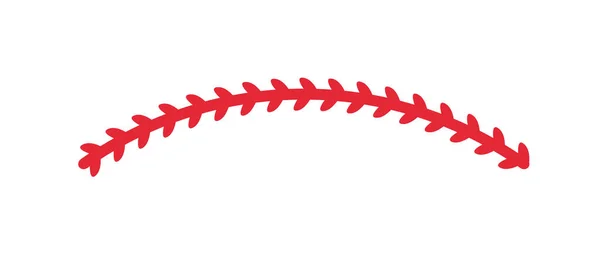 Piqûres Rouges Baseball Conception Point Pour Les Amateurs Baseball — Image vectorielle