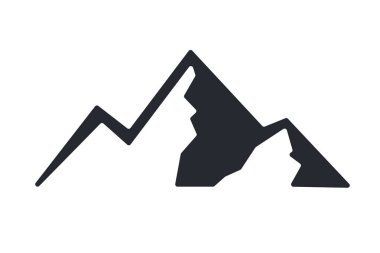 Dağ vektörü kamp faaliyeti fikirleri. Yaz yürüyüşü. Arka planda izole edilmiş..