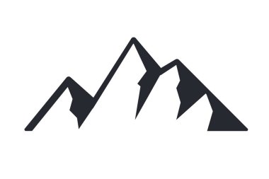 Dağ vektörü kamp faaliyeti fikirleri. Yaz yürüyüşü. Arka planda izole edilmiş..