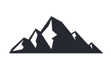 Dağ vektörü kamp faaliyeti fikirleri. Yaz yürüyüşü. Arka planda izole edilmiş..