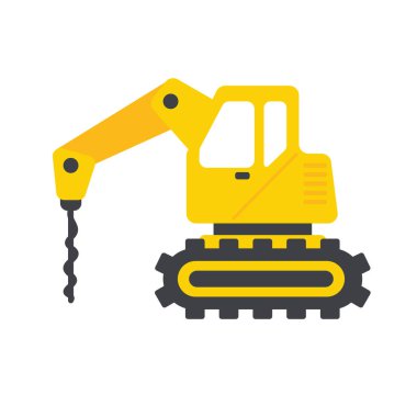 Arkaplanda izole edilmiş çocuklar için Vektör Otomobil İnşaat Makineleri Oyuncakları.