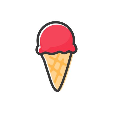 Karpuz ve dondurma vektörü yaz tatilinde rahatlamaya yardımcı olur..