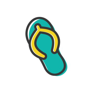 Karpuz ve dondurma vektörü yaz tatilinde rahatlamaya yardımcı olur..