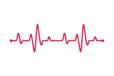 Heartbeat graph vector set Concept of helping patients and exercising for health. clipart