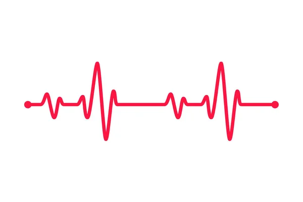 Heartbeat Graph Vector Set Concetto Aiutare Pazienti Esercitare Salute — Vettoriale Stock