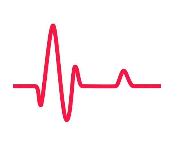 Heartbeat Diagram Vektor Set Begreppet Att Hjälpa Patienter Och Utöva — Stock vektor