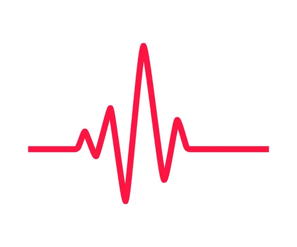 Heartbeat Diagram Vektor Set Begreppet Att Hjälpa Patienter Och Utöva — Stock vektor