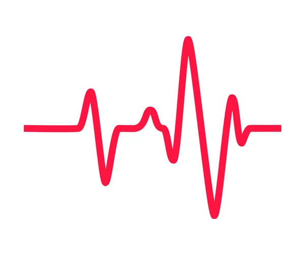 Heartbeat Diagram Vektor Set Begreppet Att Hjälpa Patienter Och Utöva — Stock vektor