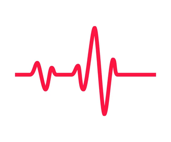 Heartbeat Diagram Vektor Set Begreppet Att Hjälpa Patienter Och Utöva — Stock vektor