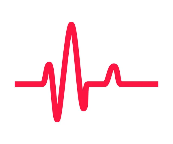 Heartbeat Diagram Vektor Set Begreppet Att Hjälpa Patienter Och Utöva — Stock vektor