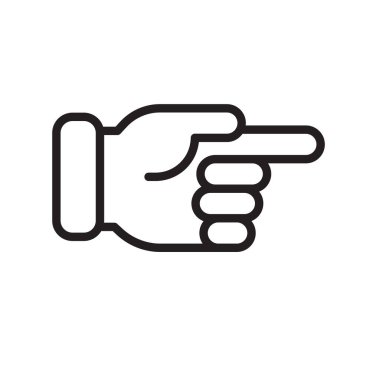 Hand icon. Cartoon hand wearing gloves to prevent virus The concept of hand washing kills bacteria