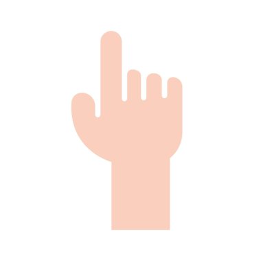 Hand icon. Cartoon hand wearing gloves to prevent virus The concept of hand washing kills bacteria