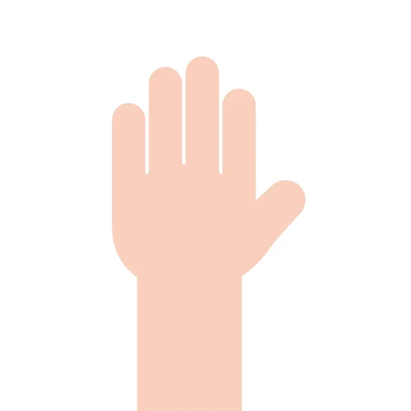 Εικονίδιο Χεριού Cartoon Χέρι Φορώντας Γάντια Για Την Πρόληψη Του — Διανυσματικό Αρχείο