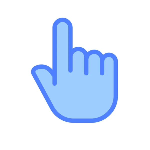 Hand Icon Cartoon Hand Wearing Gloves Prevent Virus Concept Hand — Stok Vektör